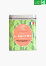 Boîte vert de thé vert bio Japonais.
